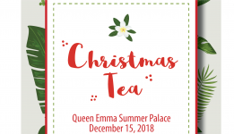 Christmas Tea at Queen Emma Summer Palace Christmas Tea